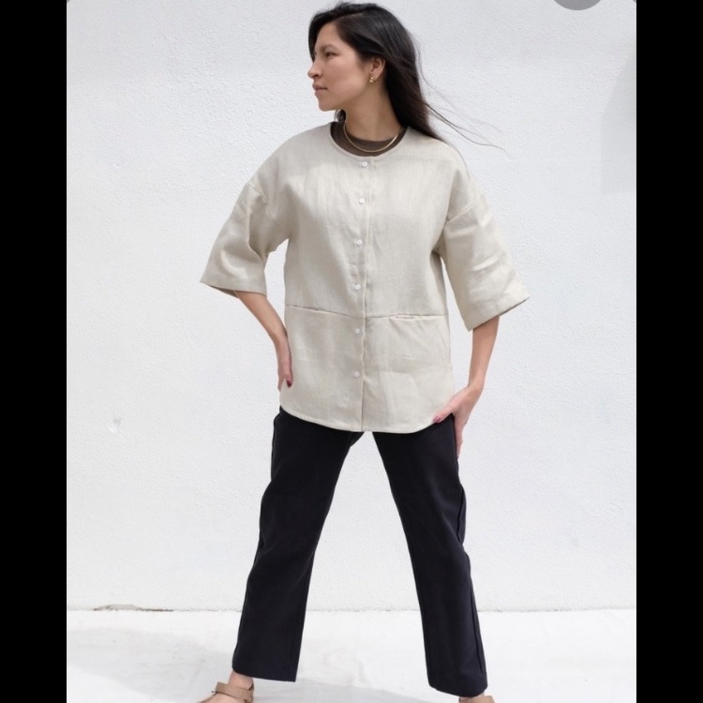 Beaton Linen Utility Shirt